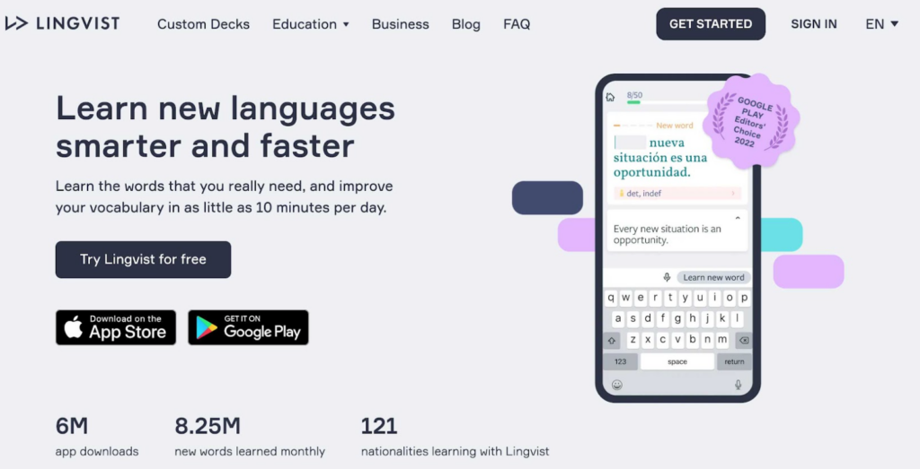 Best-free-language-learning-apps-lingvist